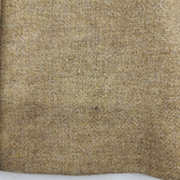 Lauren Ralph Lauren 8 | Tan Wool Tweed Crest Button Blazer Jacket Womens - Picture 6 of 6